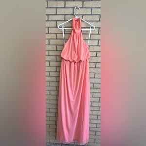 Azazie Landry bridesmaid dress, size 8, Coral.